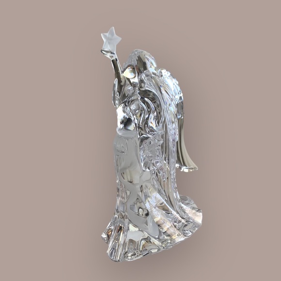 Lenox Star Of Heaven Fine Crystal Angel Figurine - Picture 3 of 6